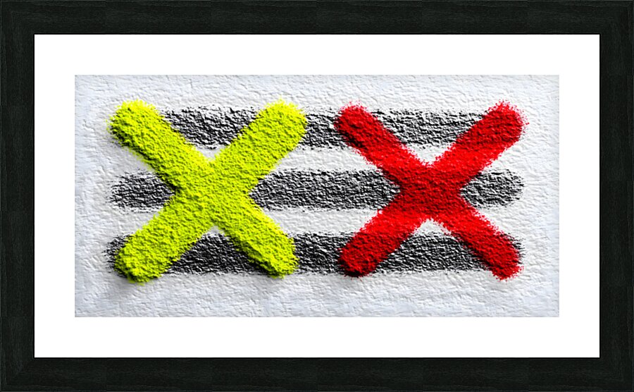 Signal Marks – Minimalist X Pop Print Impression et Cadre photo