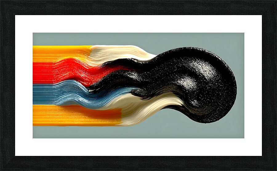 Mercury Stream – Colorband Motion Print Picture Frame print