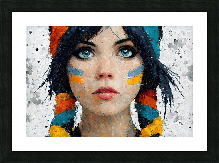 Who Told You  – Modern Portrait Print Picture Frame print