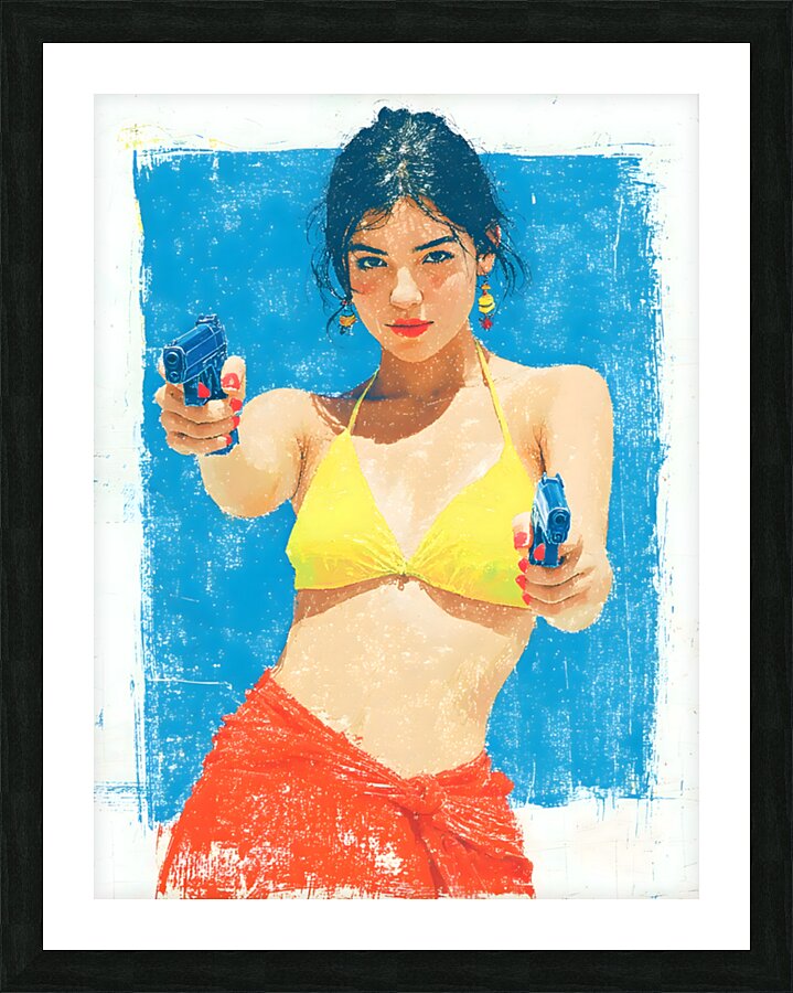 Femme Fatale – Pop Culture Portrait Print Picture Frame print