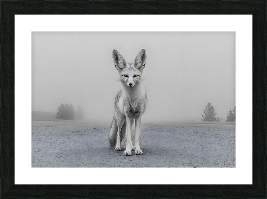Emberlight – Fennec Fox Print Picture Frame print