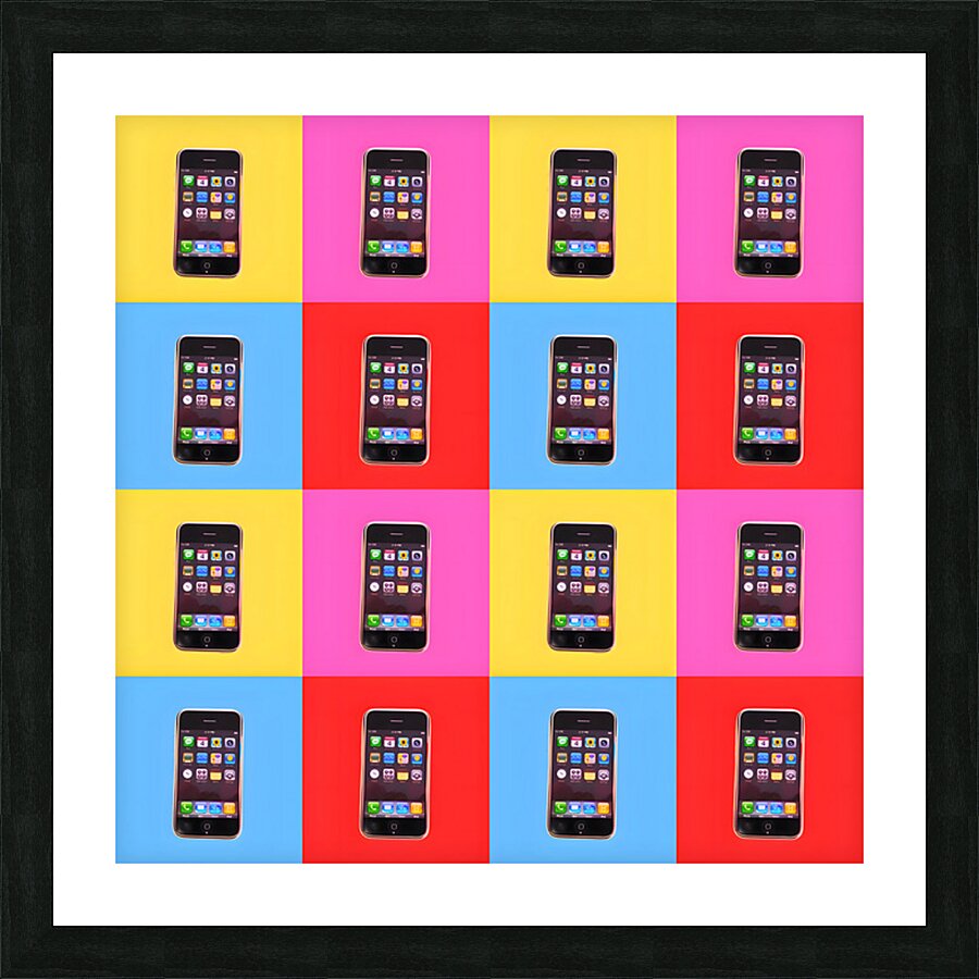 Hello Future – Original iPhone Pop Art Print Picture Frame print