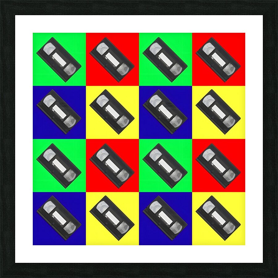Be Kind Rewind – VHS Pop Art Print Picture Frame print