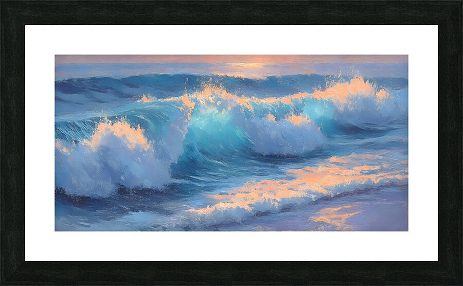 Shorebreak – Pacific Ocean Print Picture Frame print