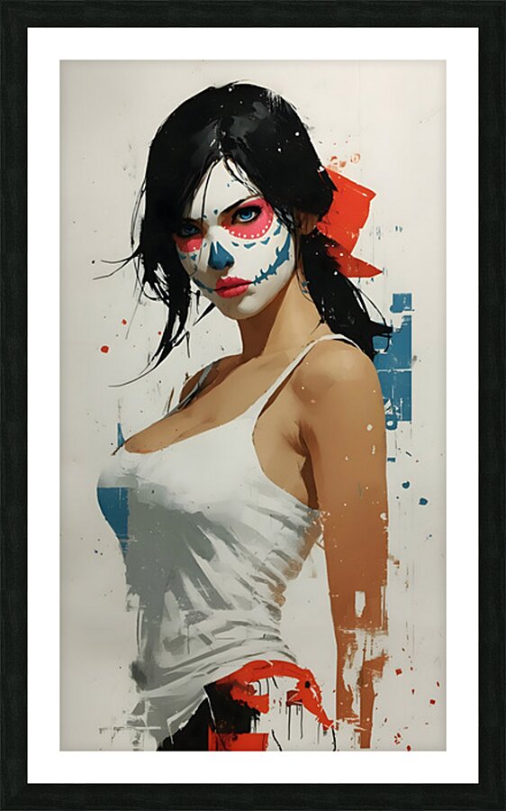 Reina Del Asfalto – Queen of the Streets print Picture Frame print