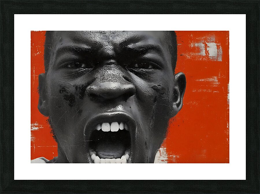 Pearly White – Oral Hygiene Portrait Print Picture Frame print