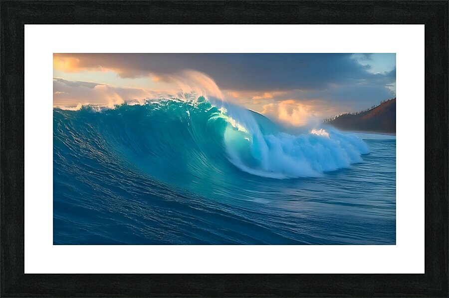 Ocean Fury – Crashing Wave Print Picture Frame print