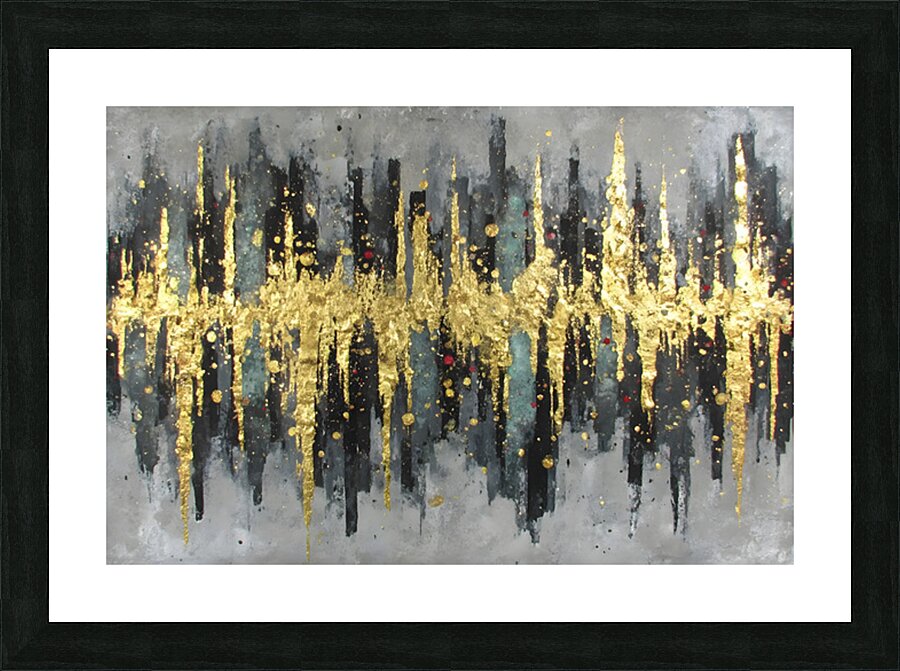 Urban Chaos – Abstract Cityscape Art Print Picture Frame print