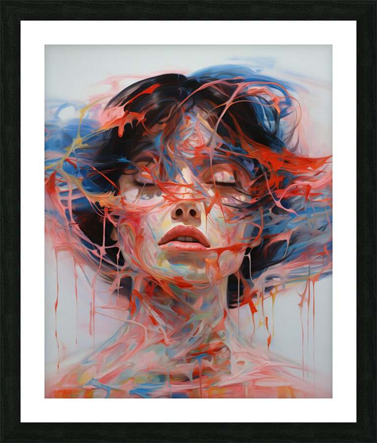 Bipolar Spectrum – Abstract Portrait Print Picture Frame print