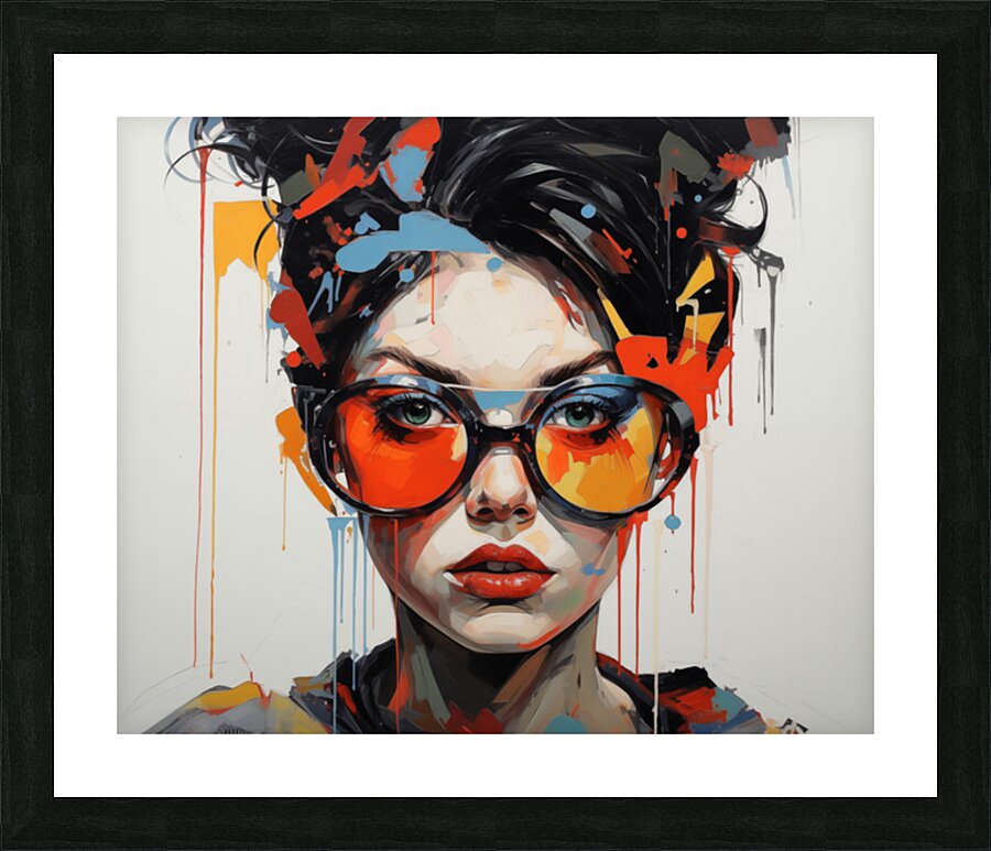 Paranoid – Pop Surreal Portrait Art Print Picture Frame print