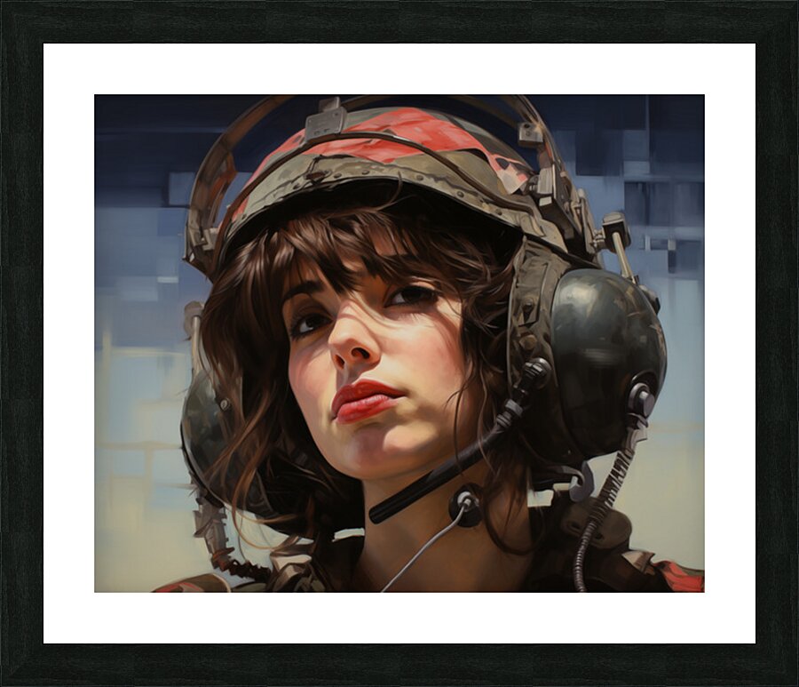 Woman Of War - Modern Valkyrie Portrait Art Prints Impression et Cadre photo