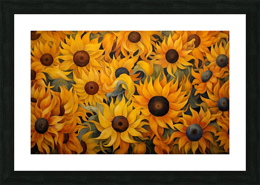 Jubilee - Sunflower Celebration Art Prints Picture Frame print