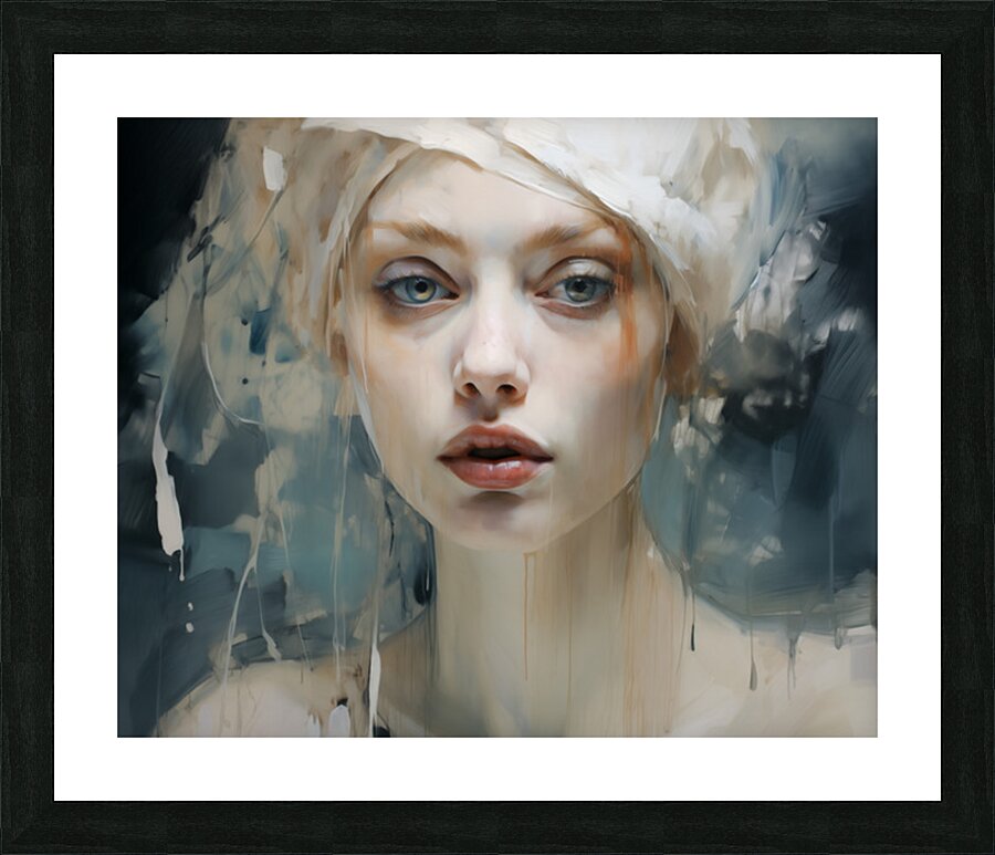 Un-Broken - Contemporary Figurative Portrait Art Prints Picture Frame print