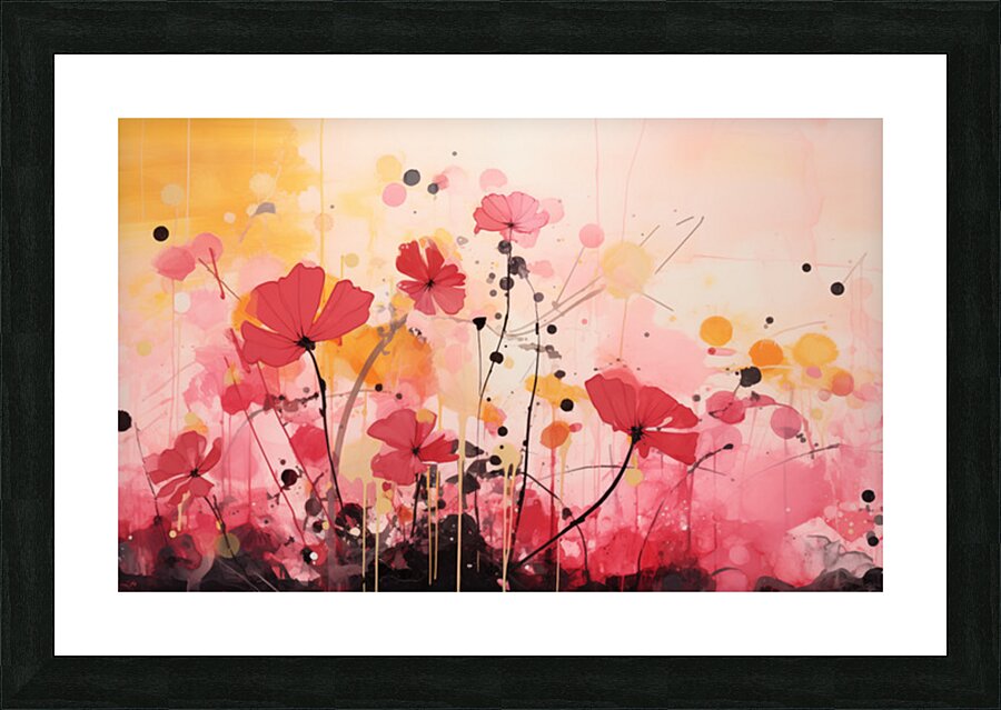 Bliss – Abstract Floral Dream Art Print Picture Frame print