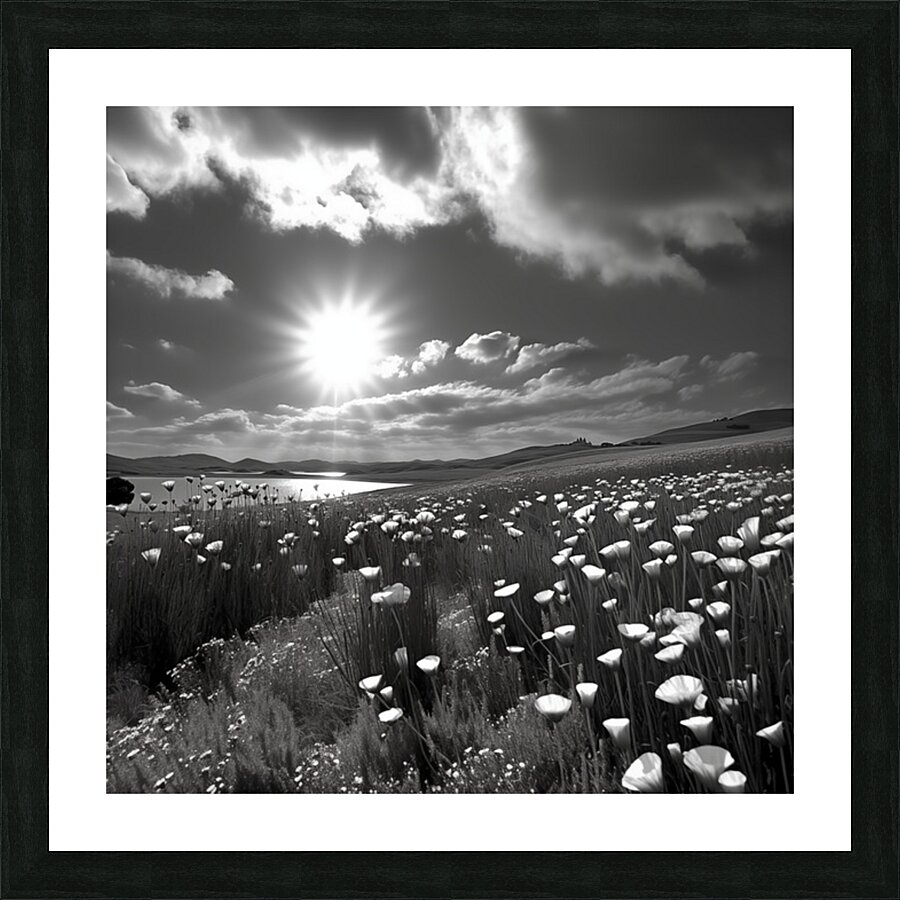 Aequo Animo – Even-Minded Seascape Art Print Picture Frame print