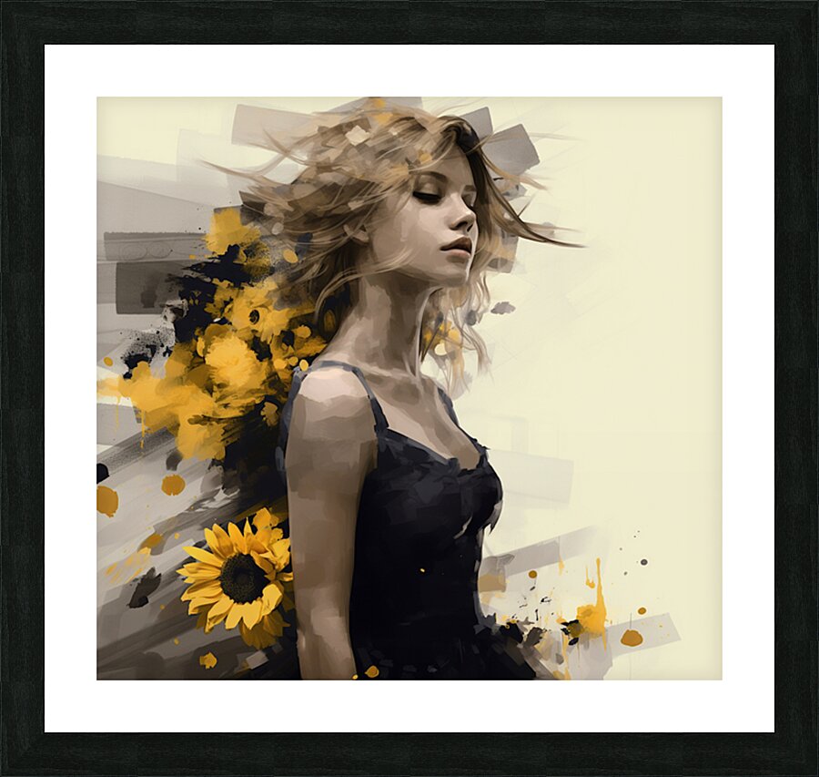 Mania – Pop Surreal Portrait Art Print Picture Frame print