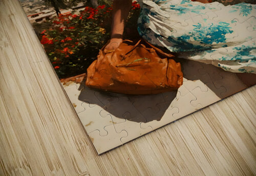 Departure – Retro Travel Muse Print Savage Art Prints puzzle