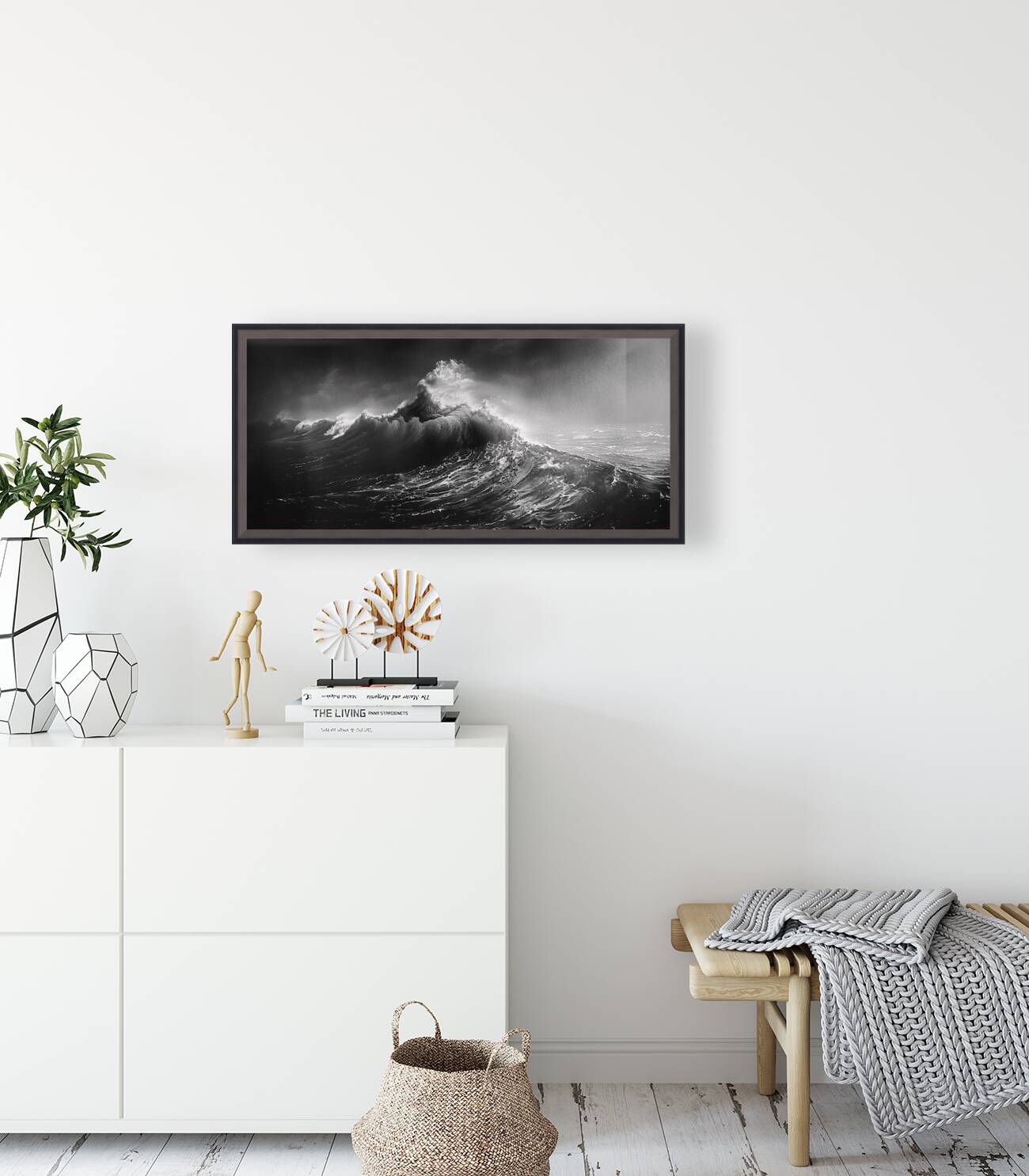 Ocean’s Fury - Crashing Wave Art Prints Reproduction