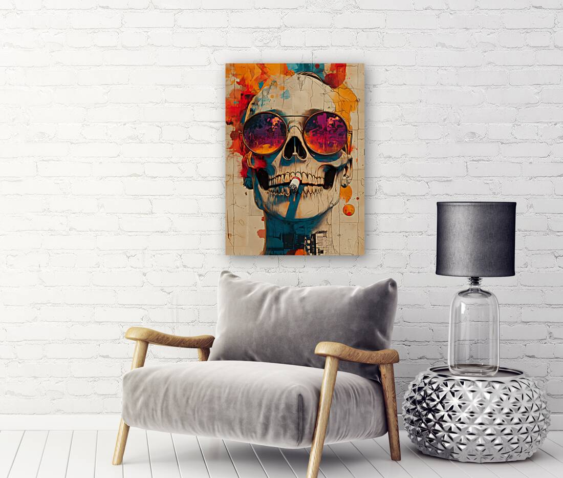 Boss Energy - Pop Surreal Skull Art Prints Reproduction