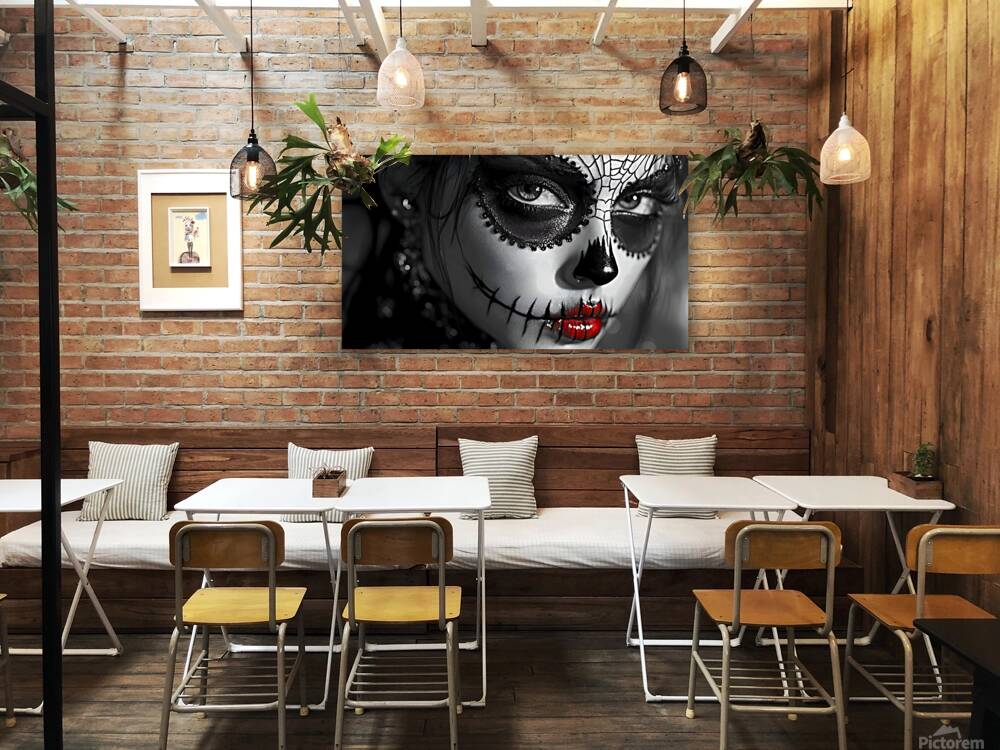 La Novia Del Silencio - The Bride Of Silence - Pop Surreal Portrait Art Prints Reproduction