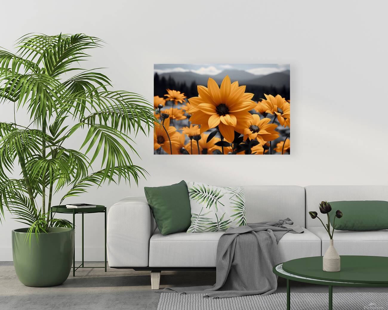 Fleurs Du Crepuscule - Flowers Of Dusk - Evening Floral Art Prints Reproduction