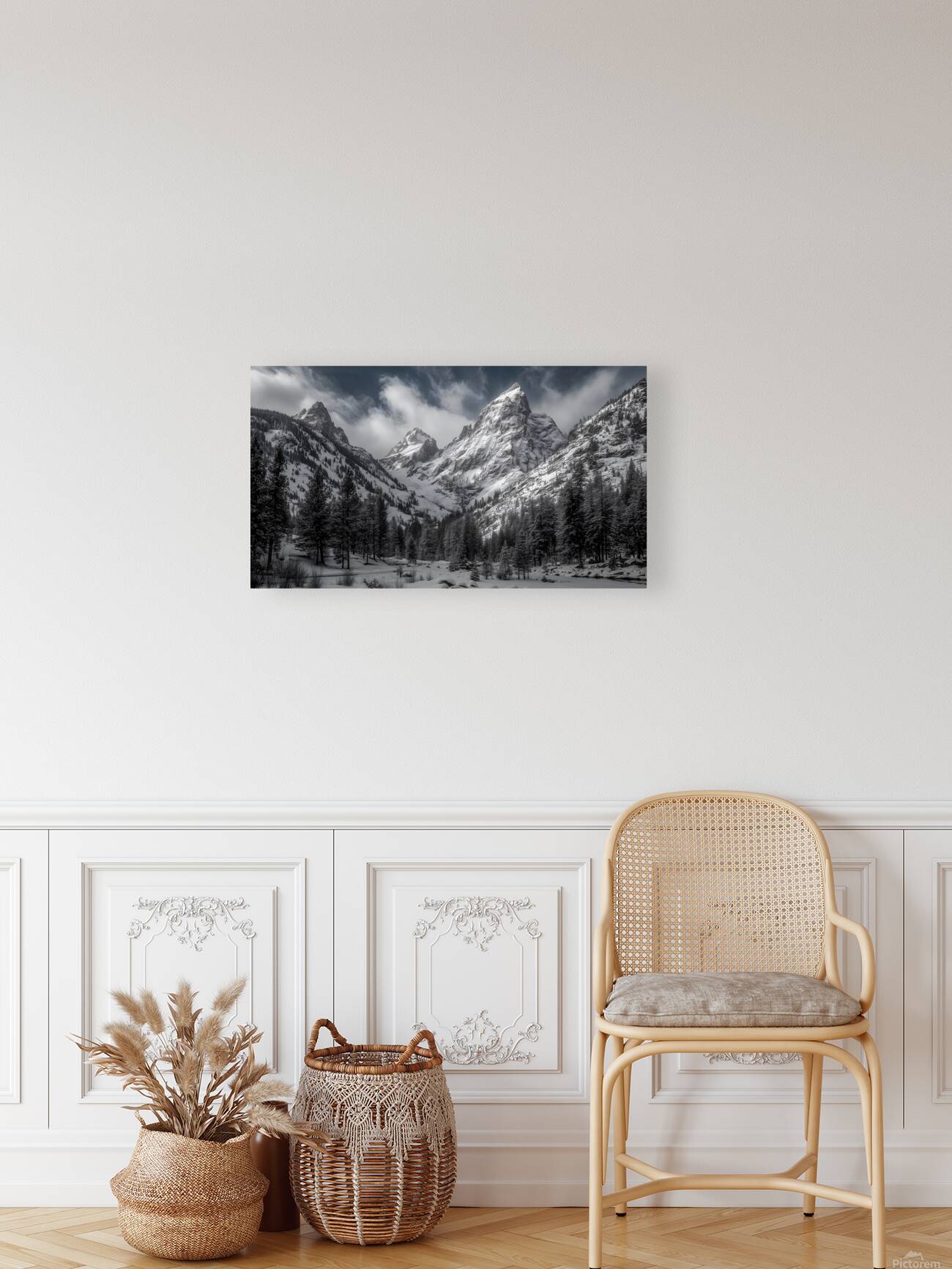 Where Giants Sleep - Mountain Landscape Art Prints Reproduction