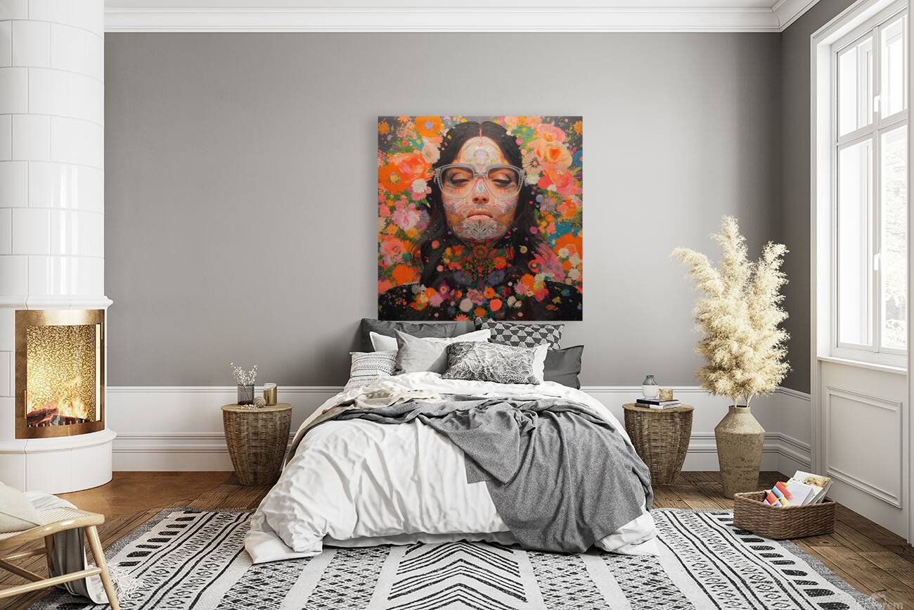 Pensamientos Florales - Floral Thoughts - Pop Surreal Floral Art Prints Reproduction