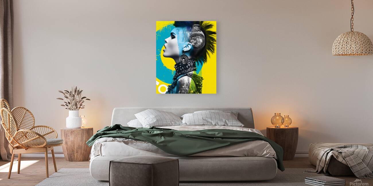 Punk Rock Originale - Punk Portrait Art Prints Reproduction