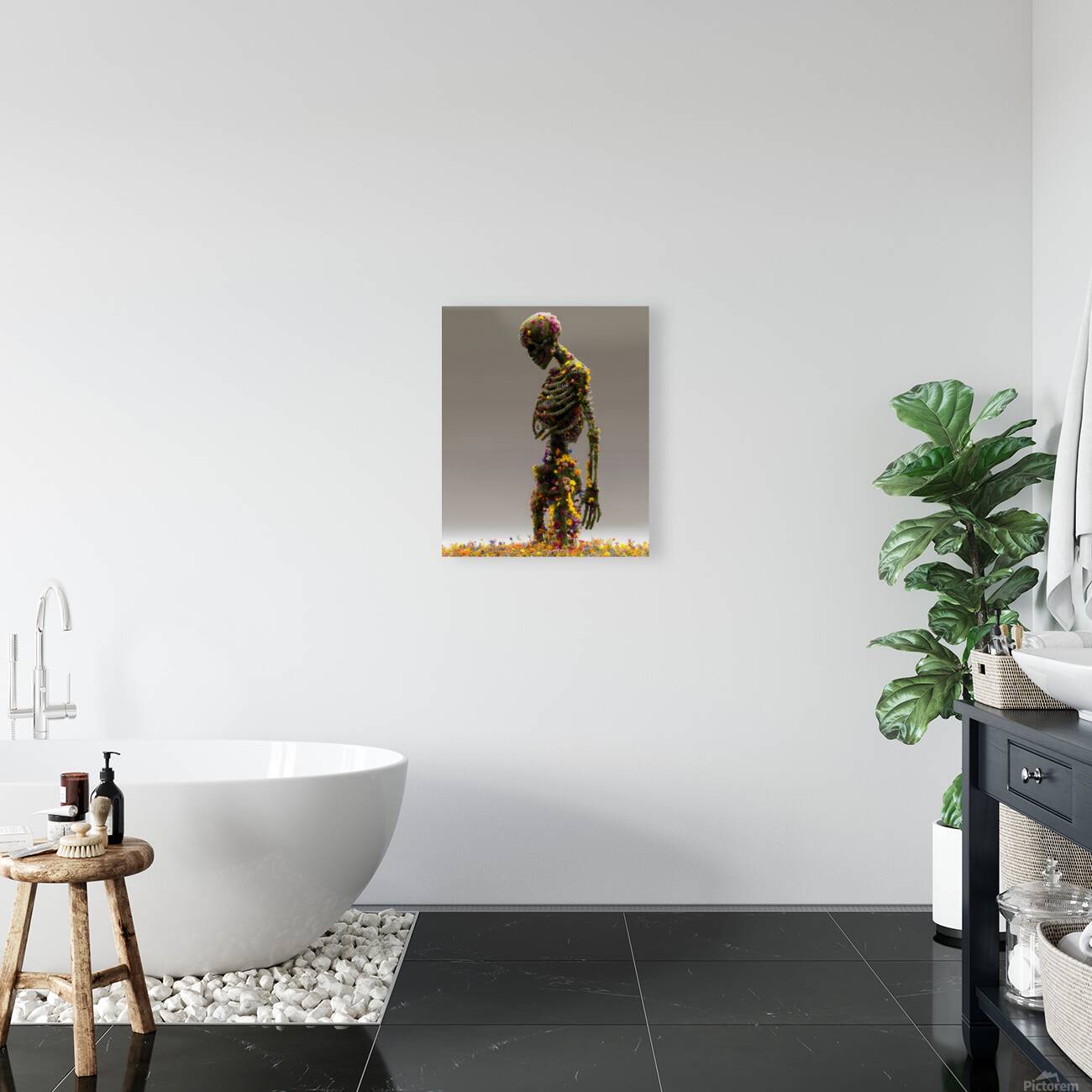 Decay In Bloom - Sculptural Botanical Art Prints Reproduction