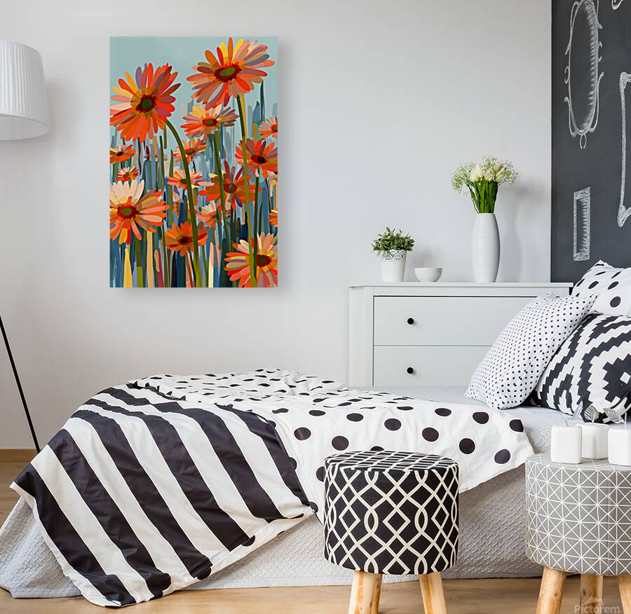 Champs De Lumiere - Fields Of Light - Modern Floral Art Prints Reproduction