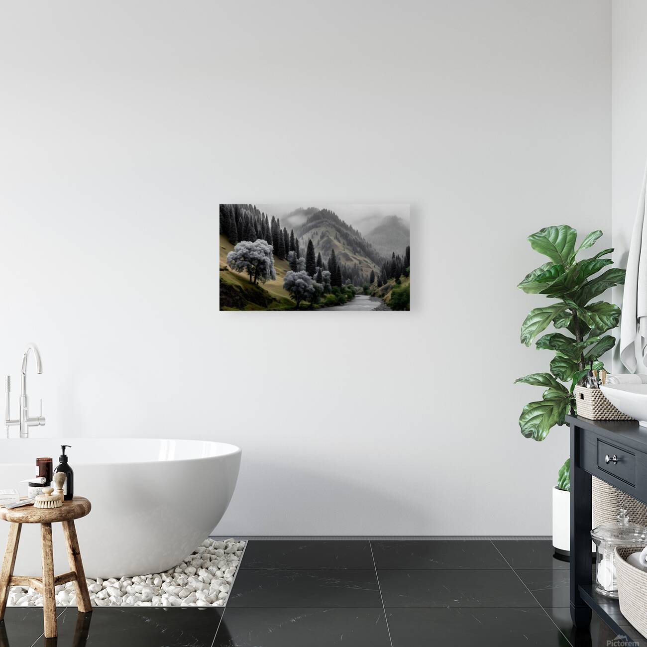 Be Still And Know - Inspirational Landscape Art Prints Reproduction