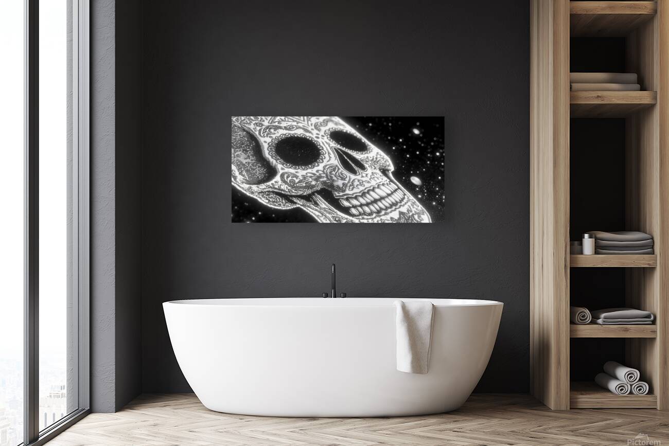 El Eco De La Calavera - The Echo Of The Skull - Pop Skull Art Prints Reproduction