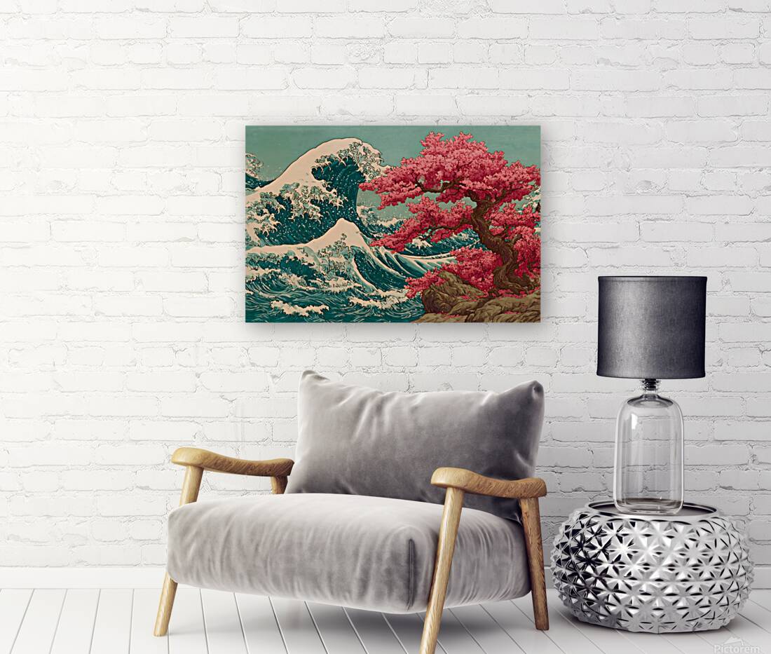 Arashi No Naka No Haru 嵐の中の春 - Spring Within The Storm - Japanese Cherry Blossom Art Prints Reproduction
