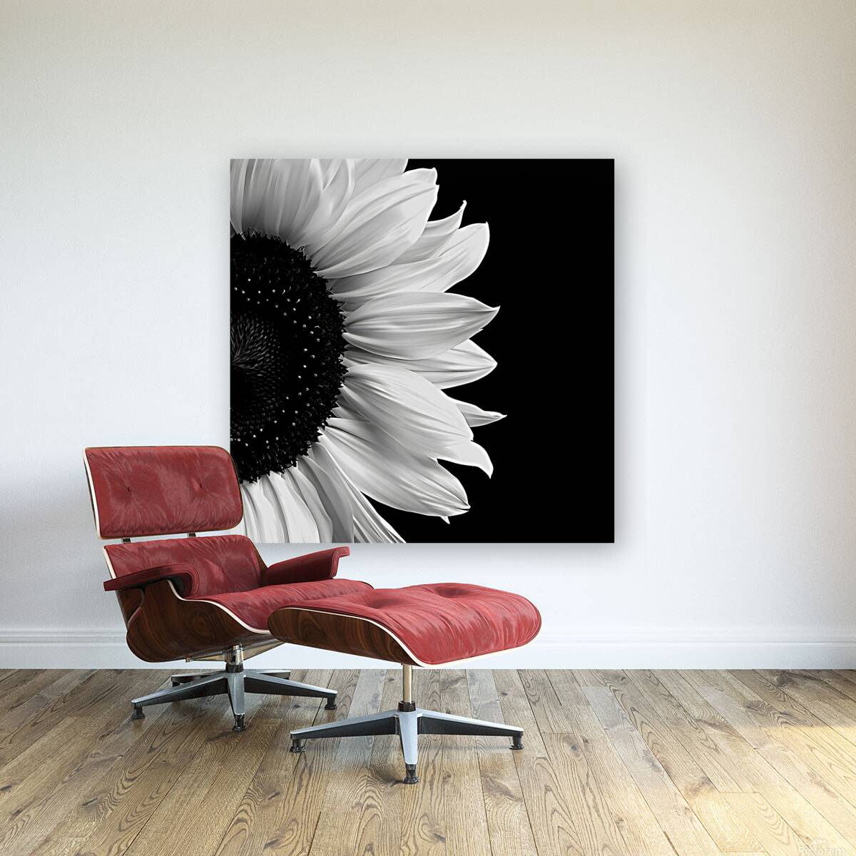 Sunflower Selfie 16 - Sunflower Portrait Art Prints Reproduction