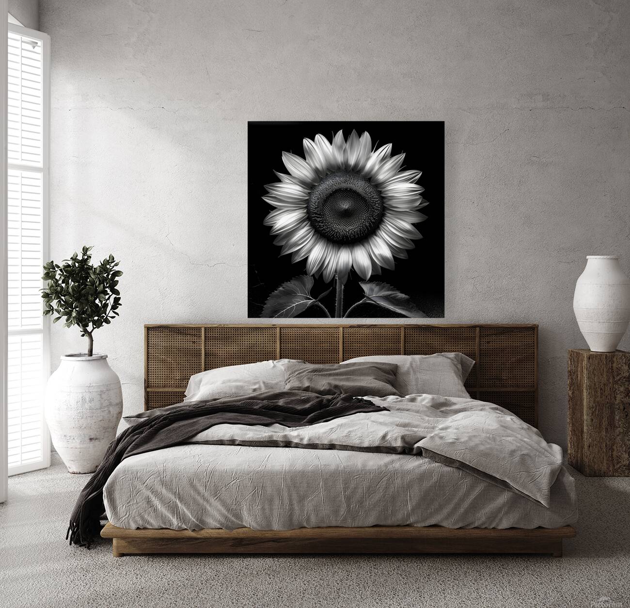 Sunflower Selfie 25 - Sunflower Portrait Art Prints Reproduction