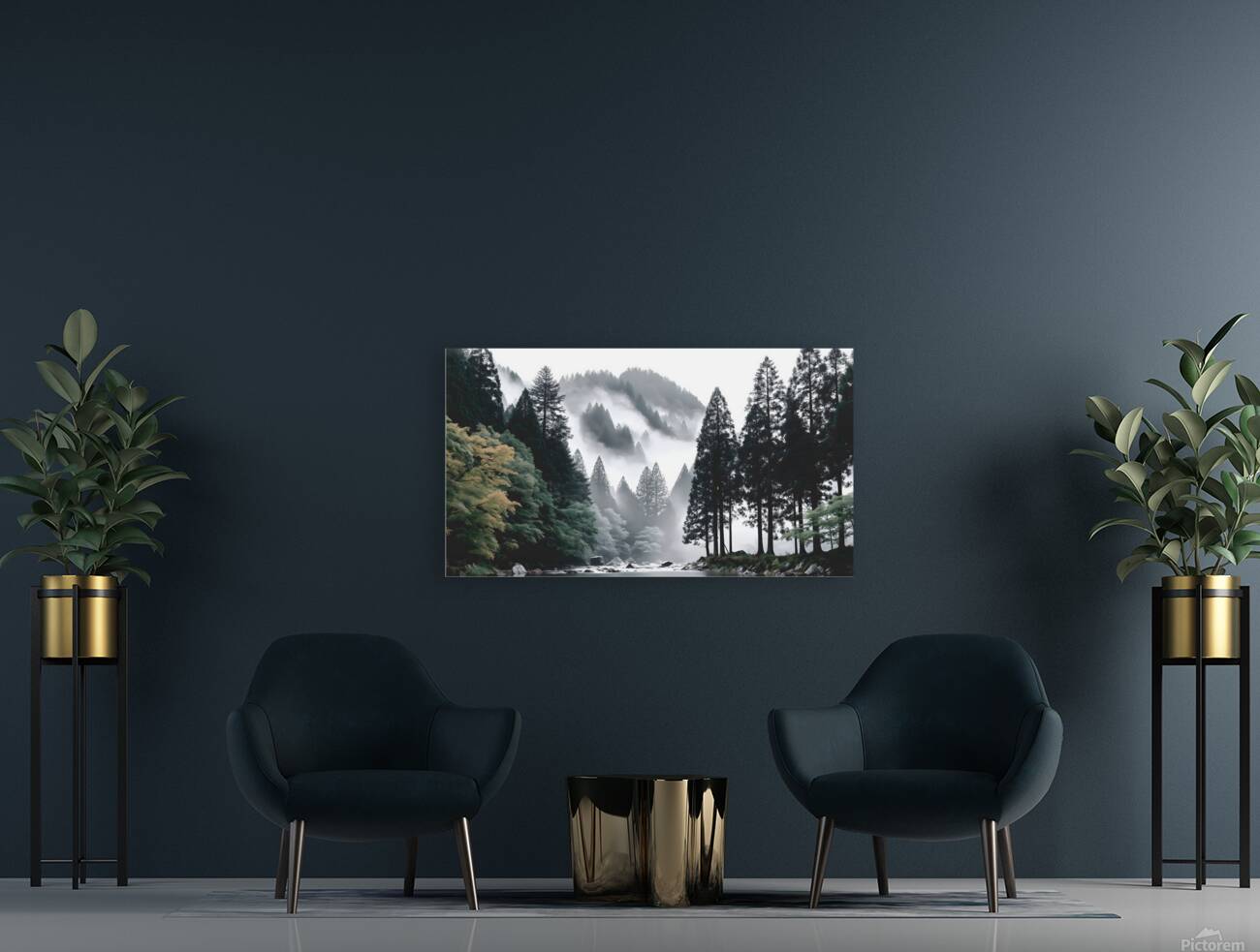 Under The Shroud - Monochrome Landscape Art Prints Reproduction