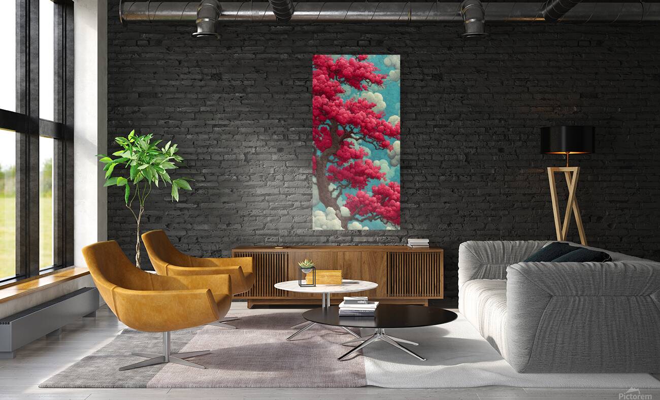 Kumo Ni Saku 雲に咲く - Blooming In The Clouds - Japanese Floral Art Prints Reproduction