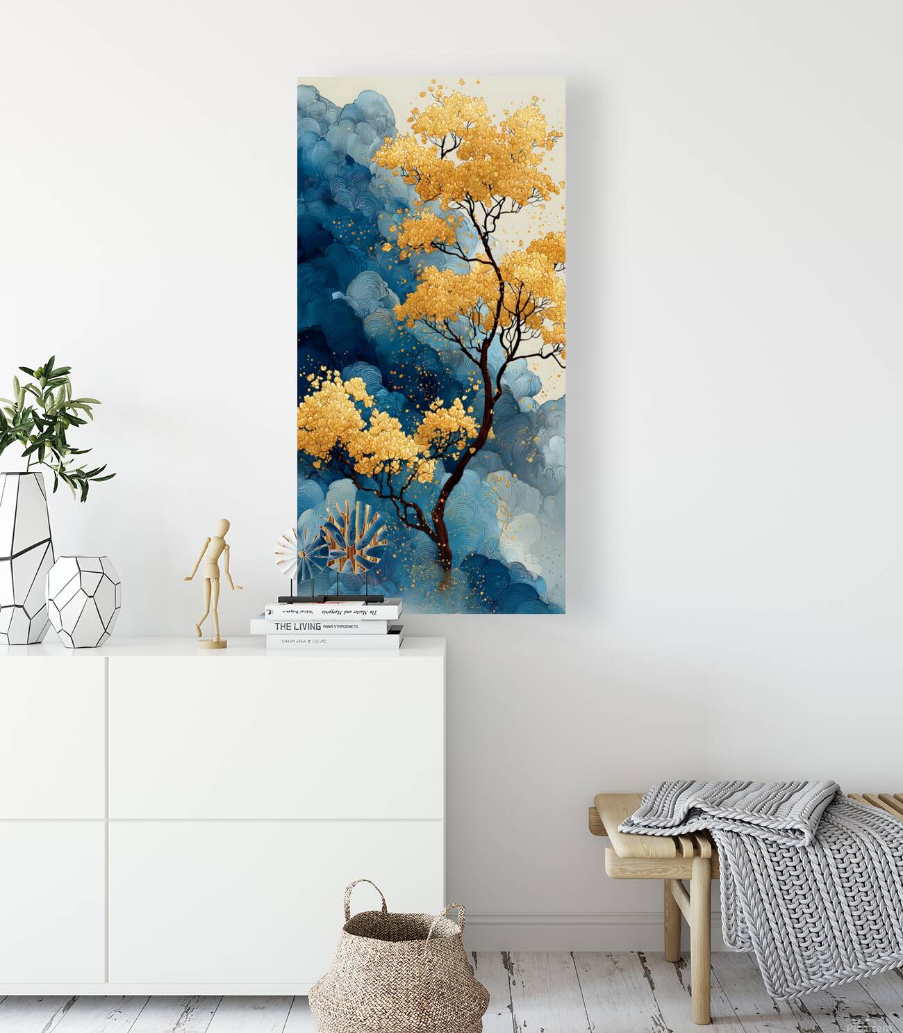 Kin No Ki 金の木 - Tree Of Gold - Japanese Nature Art Prints Reproduction