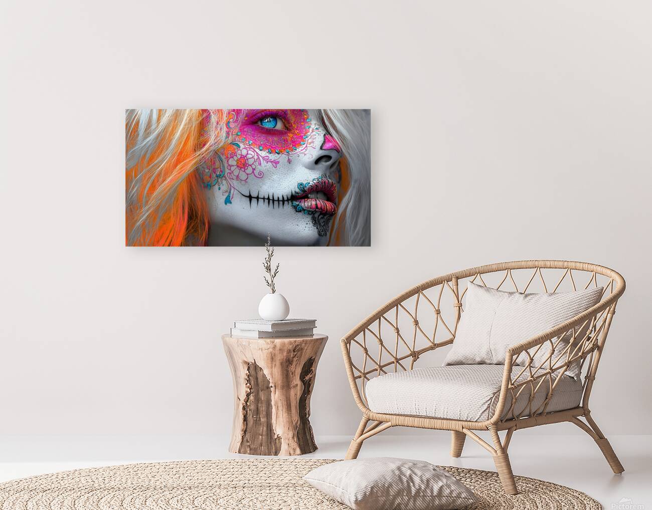 Ojos De Cielo - Eyes Of Heaven - Surreal Eye Art Prints Reproduction