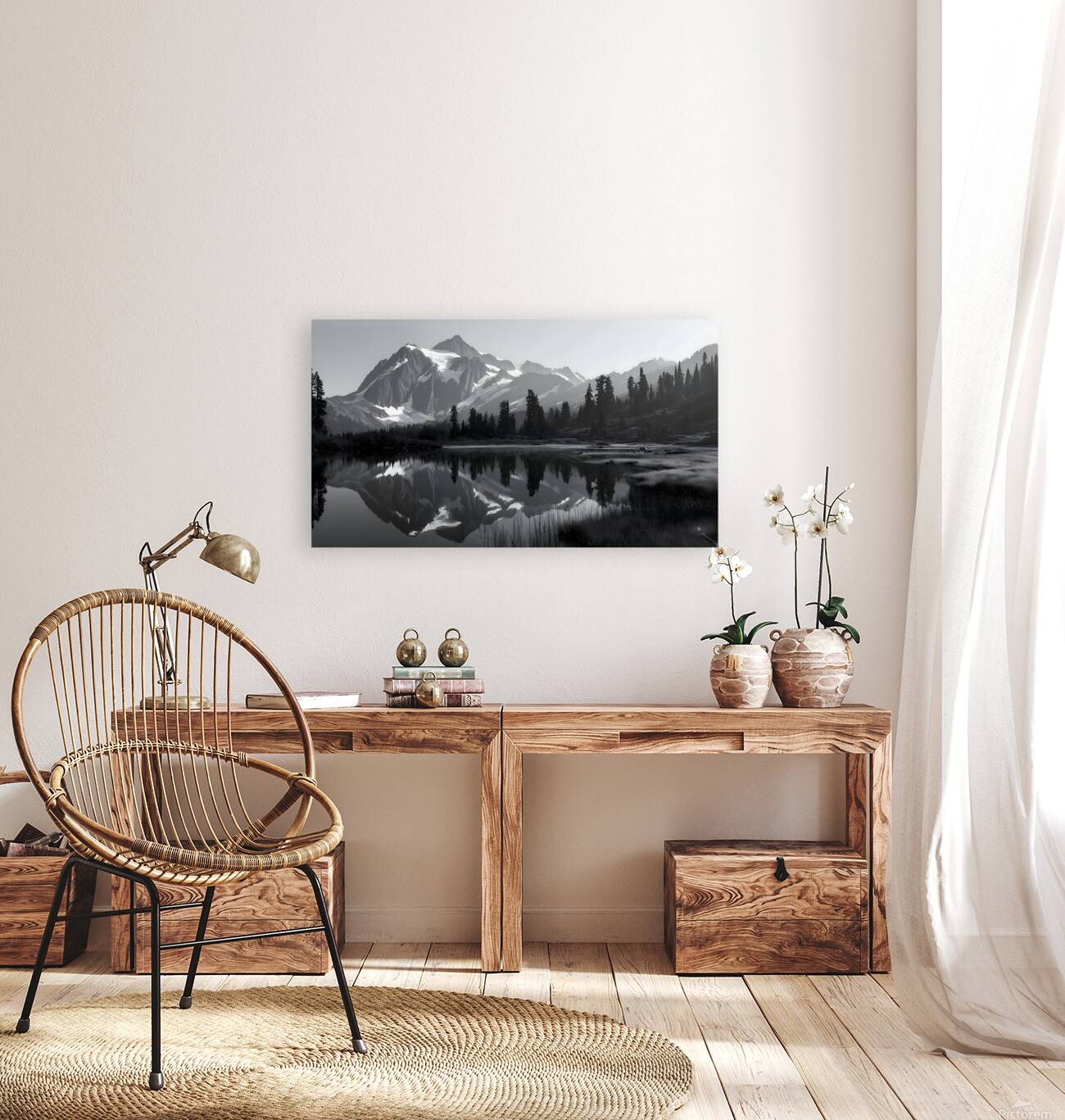 Where Giants Sleep - Mountain Landscape Art Prints Reproduction