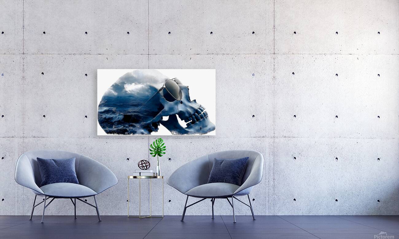 Dead Calm – Modern Seascape Art Print Reproduction