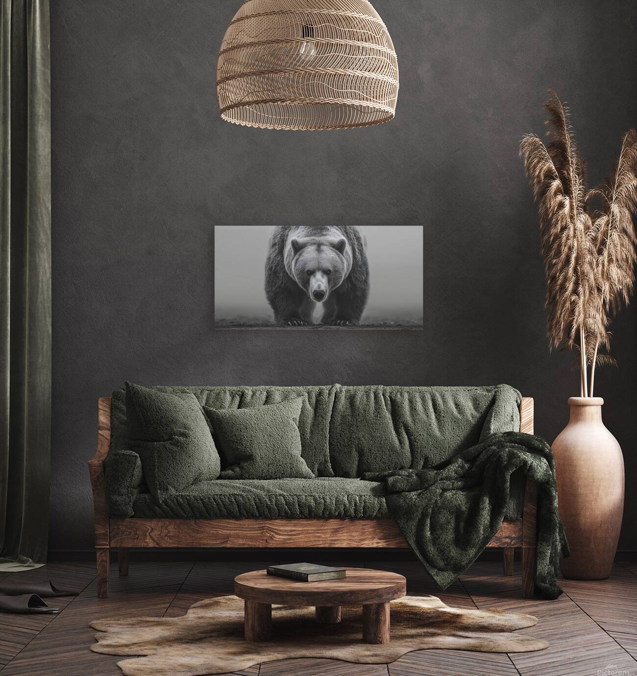 Apex Predator – Bear Portrait Art Print Reproduction