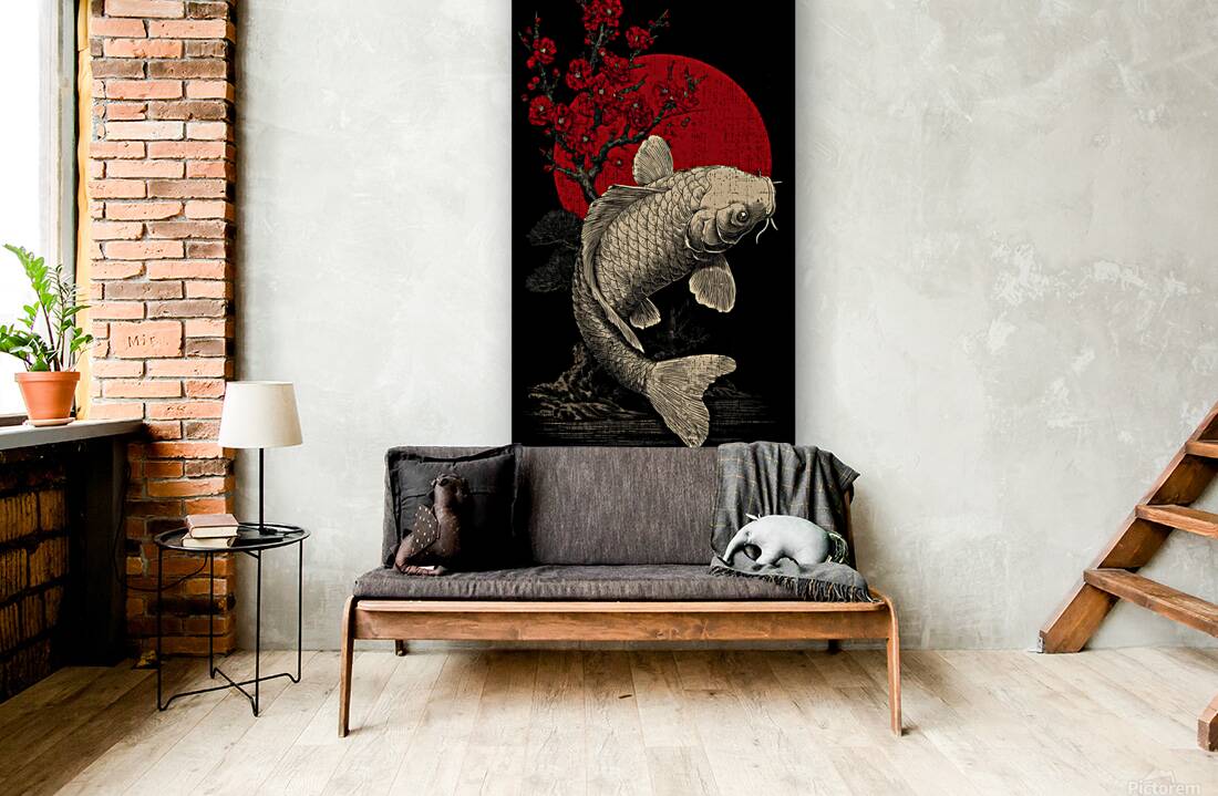 Akai Taiyo 赤い太陽 - Red Sun - Japanese Minimal Art Prints Reproduction