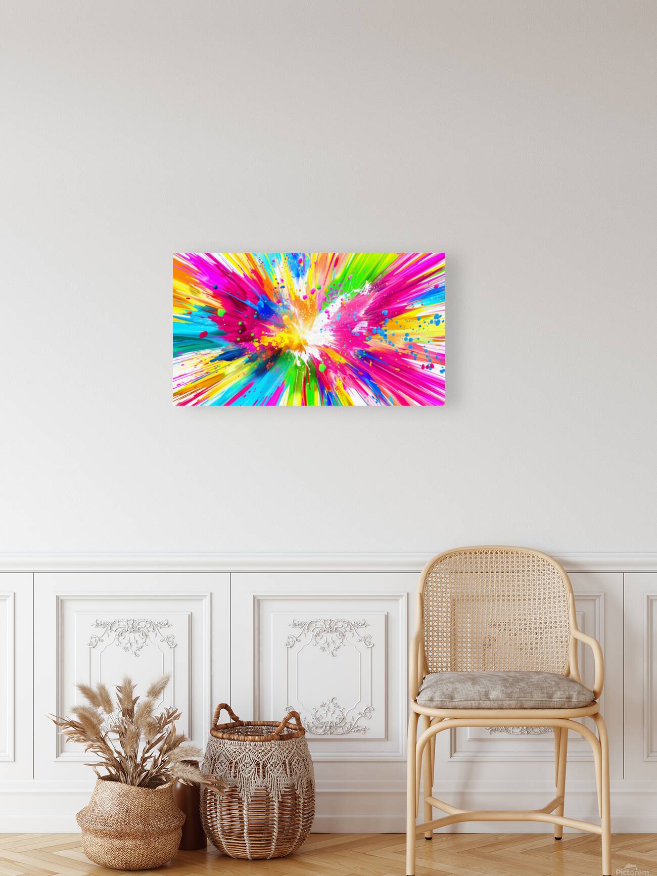 Paintbomb – Color Splash Abstract Art Print Reproduction