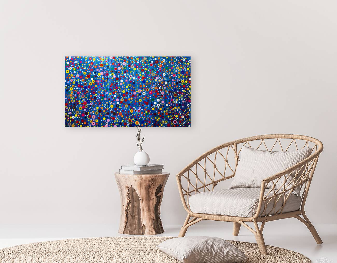 Cosmic Confetti – Vibrant Abstract Art Print Reproduction