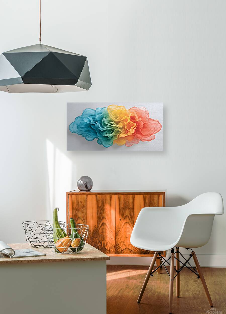 Ethereal Pulse – Soft Abstract Art Print Reproduction