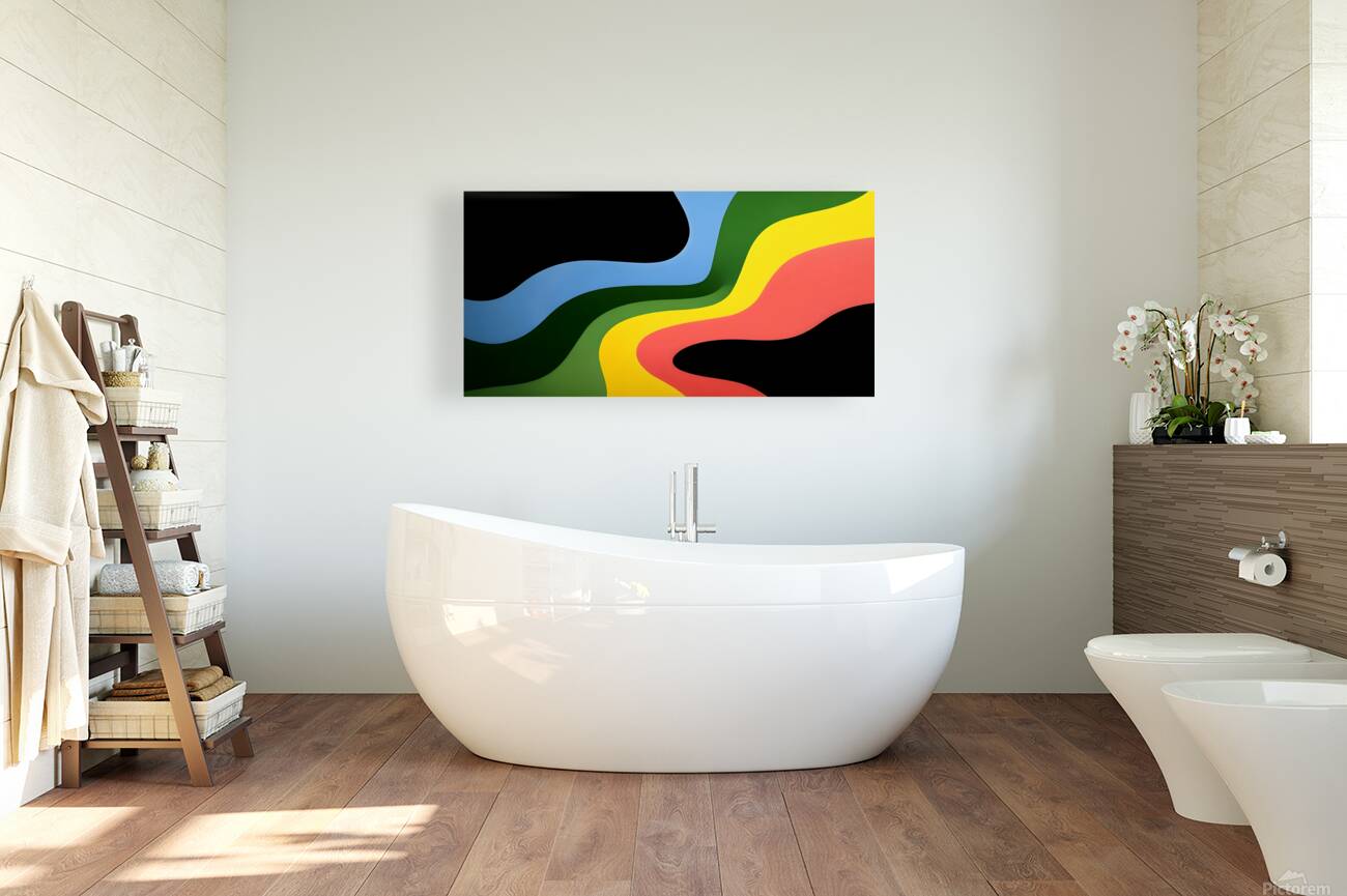 Wavelength – Modern Abstract Art Print Reproduction