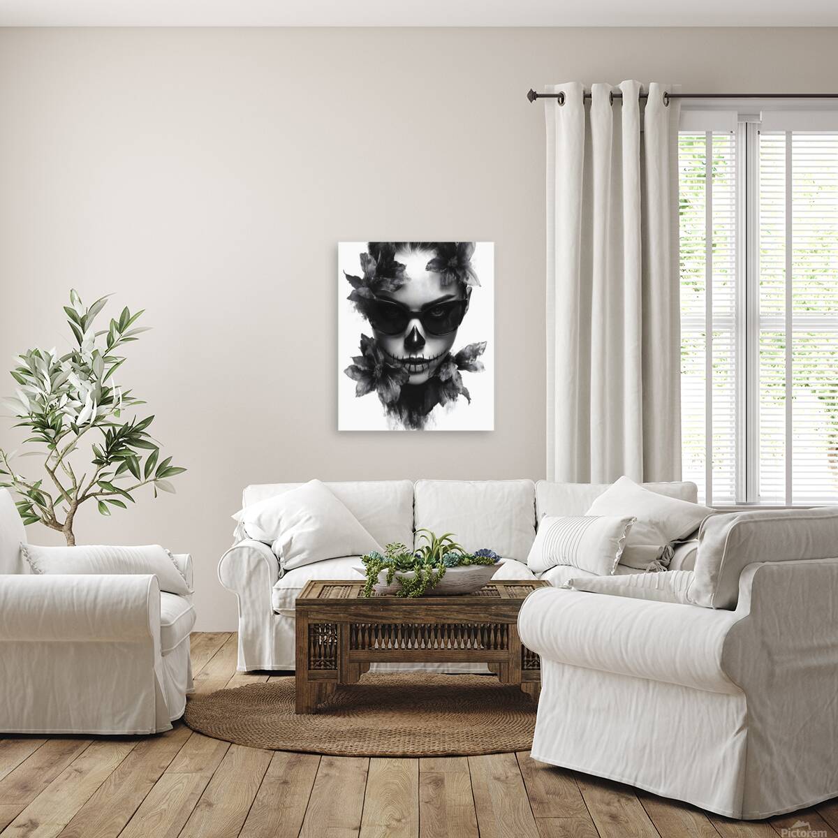 El Arte de Matar – The Art of the Kill Sugar Skull Art Print Reproduction