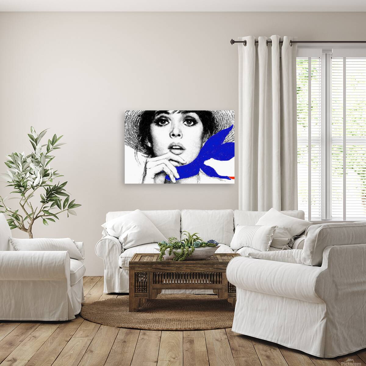 Pop Silence – Pop Art Portrait Art Print Reproduction