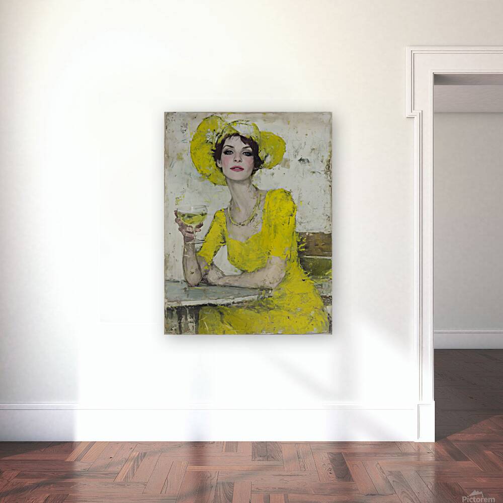 L’Elegance Citron – Lemon Elegance Vintage Poster Art Print Reproduction